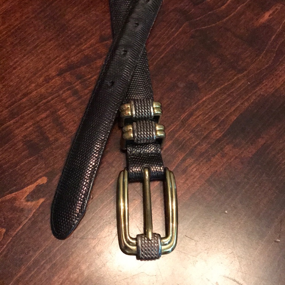 Brighton black ladies belt. GUC 38” overall